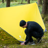 Alpin Loacker Tarp - leichtes Sonnensegel und Regenschutz für Outdoor